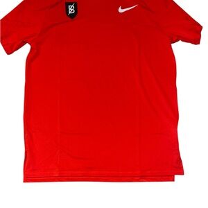 Nike Bright Red Short Sleeve Tee